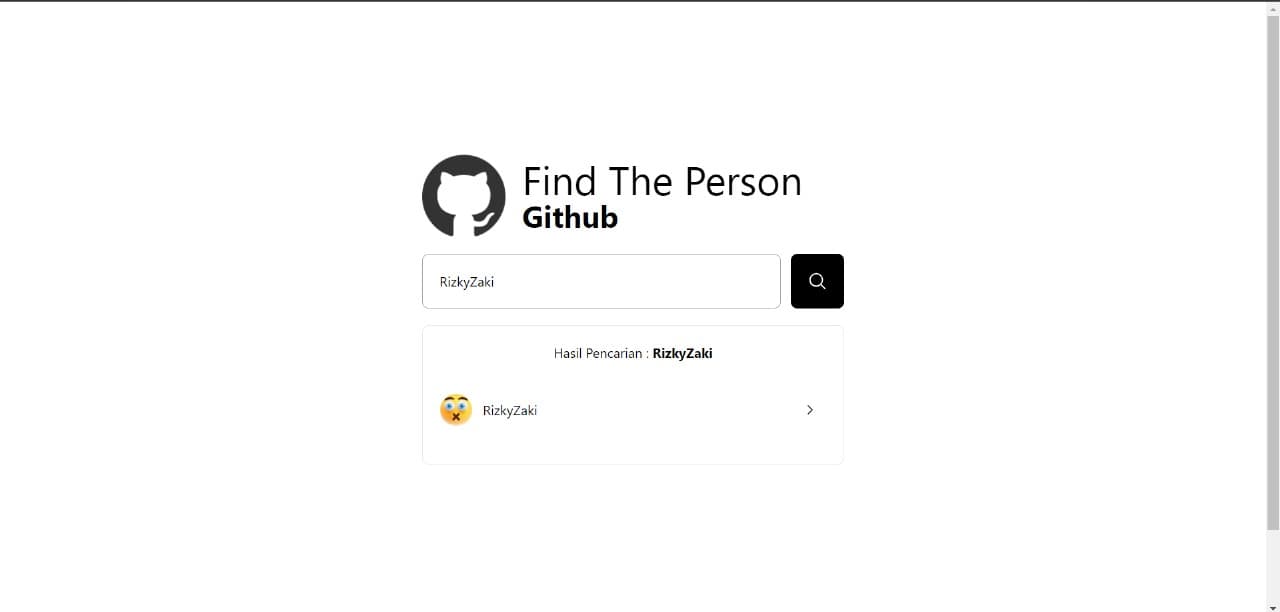 Search Github Person